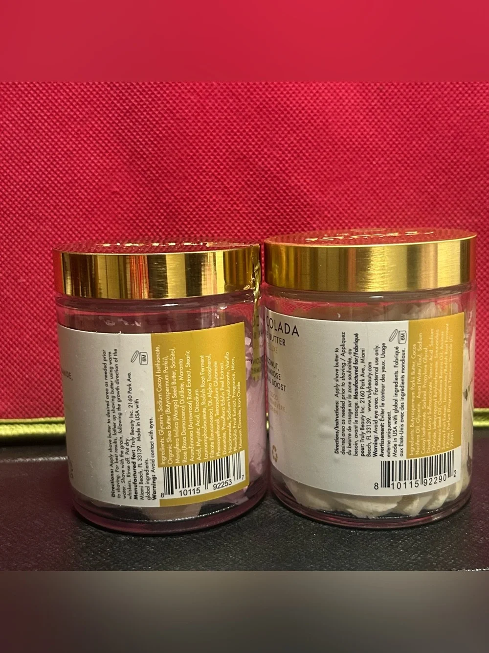 Truly Glazed Donut & Cooka Colada Luxury Shave Butter Duo 2 oz Each